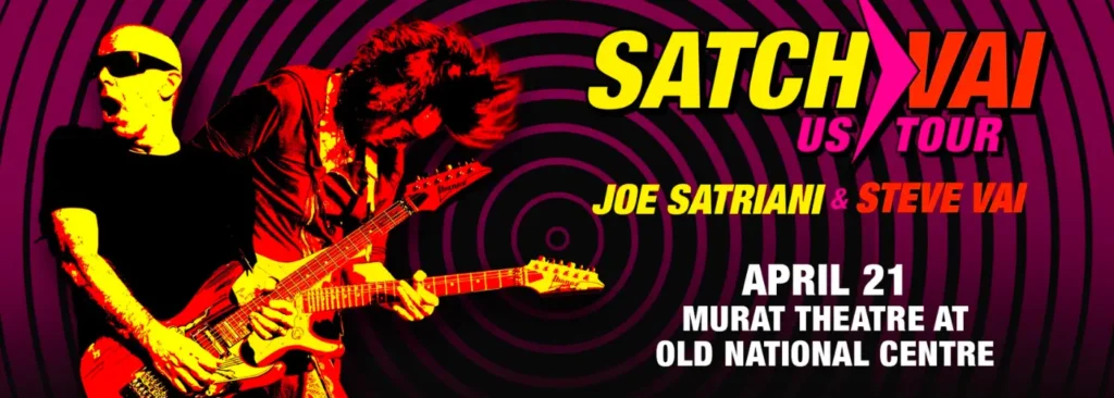 Joe Satriani & Steve Vai at Murat Theatre at Old National Centre