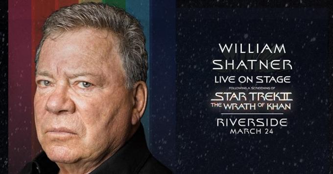 William Shatner - Screening of Star Trek II - The Wrath of Khan at Murat Theatre