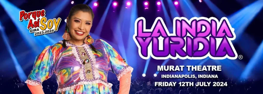 La India Yuridia at Murat Theatre at Old National Centre