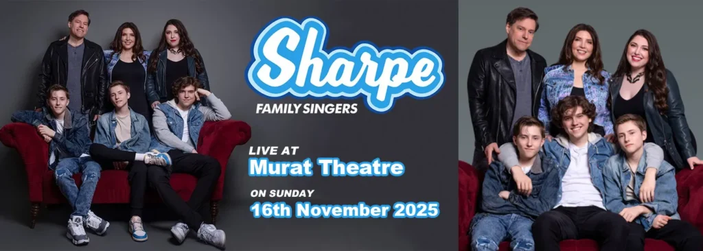 The Sharpe Family Singers at Murat Theatre at Old National Centre