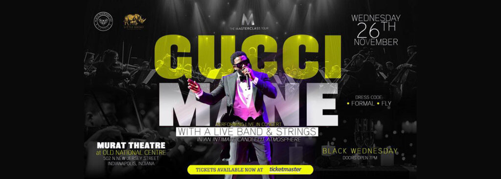 Gucci Mane at Murat Theatre at Old National Centre